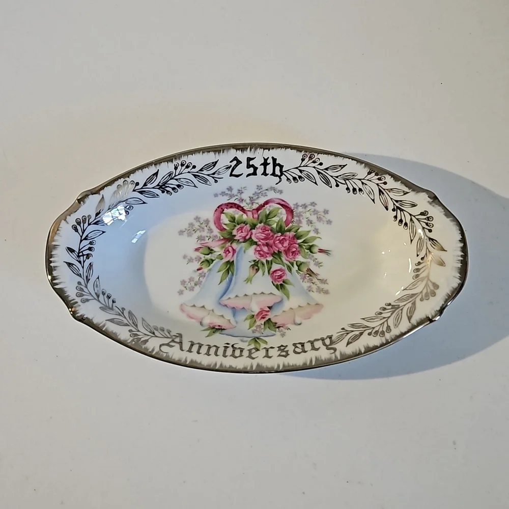 Norcrest china 25th anniversary bowl